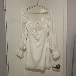 NWT With Jean white mini dress